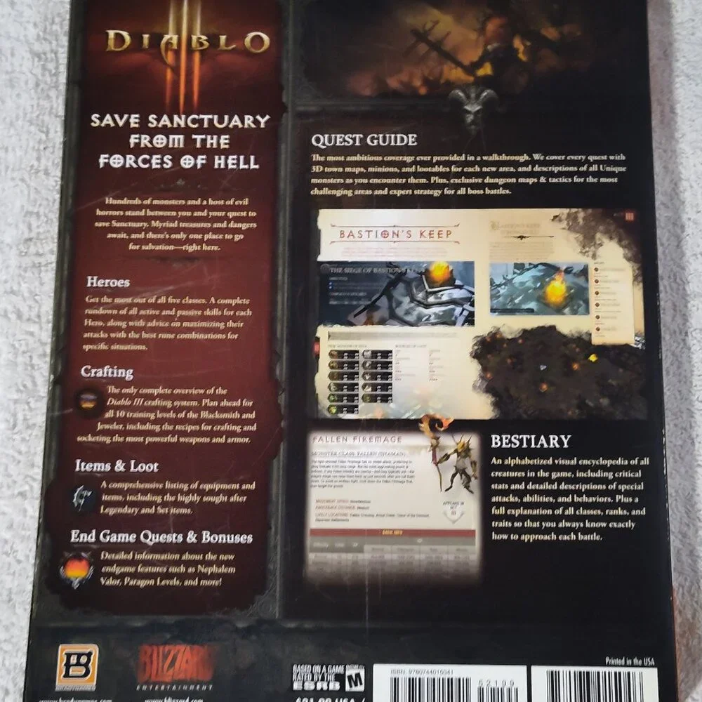 Diablo III Signature Series Strategy Guide Console Version